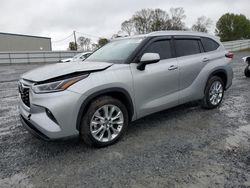 Toyota Highlander Limited salvage cars for sale: 2021 Toyota Highlander Limited