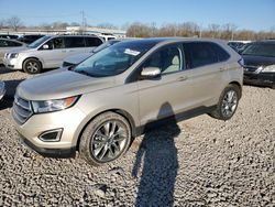 Salvage cars for sale at Louisville, KY auction: 2017 Ford Edge Titanium