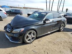 Salvage cars for sale from Copart Van Nuys, CA: 2015 Mercedes-Benz C 400 4matic