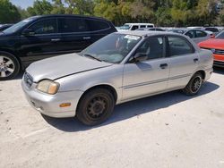 Salvage cars for sale at Tifton, GA auction: 2000 Suzuki Esteem GL