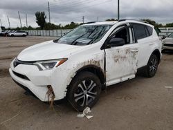 Salvage cars for sale from Copart Miami, FL: 2017 Toyota Rav4 LE