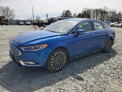 Salvage cars for sale at Mebane, NC auction: 2017 Ford Fusion SE