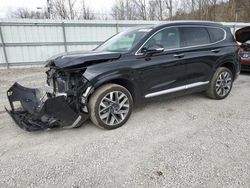 Salvage cars for sale from Copart Hurricane, WV: 2022 Hyundai Santa FE Calligraphy
