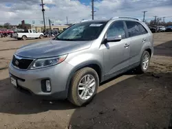 Salvage cars for sale from Copart Colorado Springs, CO: 2014 KIA Sorento LX