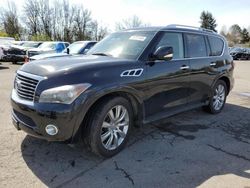 Salvage cars for sale at Portland, OR auction: 2012 Infiniti QX56