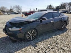 Nissan salvage cars for sale: 2019 Nissan Maxima S