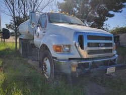 Salvage trucks for sale at Bakersfield, CA auction: 2013 Ford F750 Super Duty