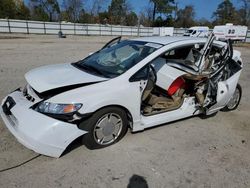 Salvage cars for sale at Hampton, VA auction: 2007 Honda Civic Hybrid