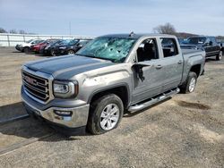 Camiones salvage sin ofertas aún a la venta en subasta: 2017 GMC Sierra K1500 SLE