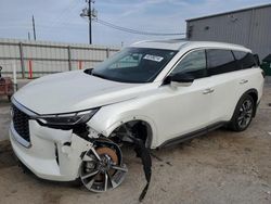 Salvage cars for sale at Jacksonville, FL auction: 2023 Infiniti QX60 Luxe