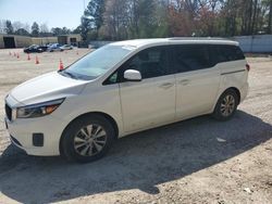 Salvage cars for sale from Copart Knightdale, NC: 2016 KIA Sedona LX