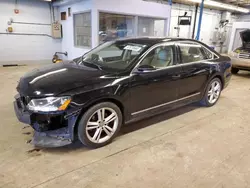 Salvage cars for sale at Wheeling, IL auction: 2012 Volkswagen Passat SEL