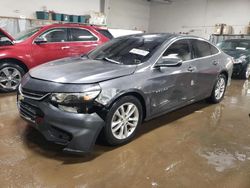 Chevrolet salvage cars for sale: 2016 Chevrolet Malibu LT