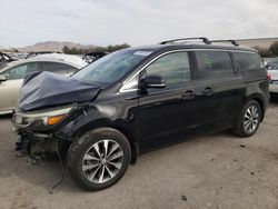 Salvage cars for sale from Copart Las Vegas, NV: 2016 KIA Sedona EX