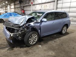 Salvage cars for sale from Copart Woodburn, OR: 2008 Toyota Highlander Hybrid