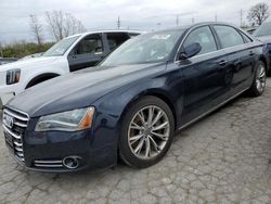 Salvage cars for sale at auction: 2012 Audi A8 L Quattro