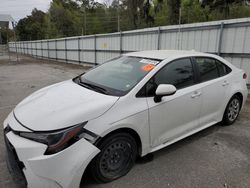 Salvage cars for sale from Copart Savannah, GA: 2021 Toyota Corolla LE