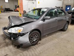 Salvage cars for sale from Copart Blaine, MN: 2007 Toyota Corolla CE