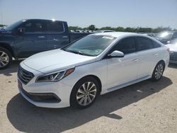 Salvage cars for sale at San Antonio, TX auction: 2015 Hyundai Sonata Sport