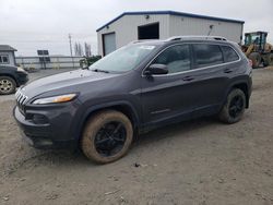 Salvage cars for sale at Airway Heights, WA auction: 2016 Jeep Cherokee Latitude