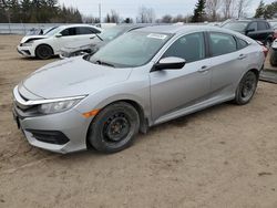 Honda salvage cars for sale: 2017 Honda Civic LX