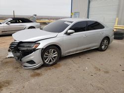 Salvage cars for sale at Albuquerque, NM auction: 2020 Volkswagen Passat SE