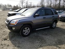 Salvage cars for sale at Waldorf, MD auction: 2007 KIA Sportage EX