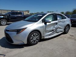 Toyota Corolla LE salvage cars for sale: 2021 Toyota Corolla LE