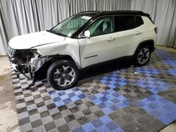 Jeep Compass salvage cars for sale: 2021 Jeep Compass Limited