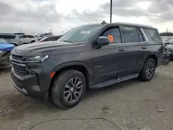 Salvage cars for sale from Copart Indianapolis, IN: 2021 Chevrolet Tahoe K1500 LT