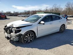Salvage cars for sale from Copart Ellwood City, PA: 2018 Chevrolet Malibu LT
