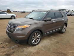 Salvage cars for sale from Copart Longview, TX: 2015 Ford Explorer Limited