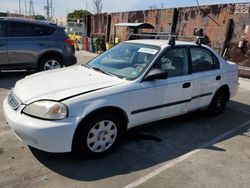 Honda Civic salvage cars for sale: 1999 Honda Civic LX