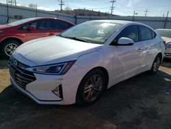 Salvage cars for sale from Copart Chicago Heights, IL: 2019 Hyundai Elantra SEL