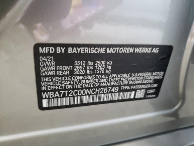 2022 BMW 740 I