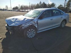 Salvage cars for sale at Denver, CO auction: 2013 Volkswagen Passat S