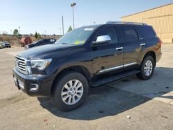 Toyota salvage cars for sale: 2019 Toyota Sequoia Platinum