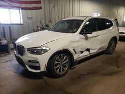 Salvage cars for sale from Copart Franklin, WI: 2018 BMW X3 XDRIVE30I