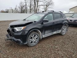 Salvage cars for sale from Copart Central Square, NY: 2018 Toyota Rav4 LE