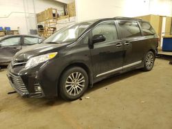 Salvage cars for sale at Ham Lake, MN auction: 2020 Toyota Sienna XLE