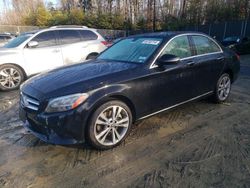 Mercedes-Benz C-Class salvage cars for sale: 2019 Mercedes-Benz C 300 4matic