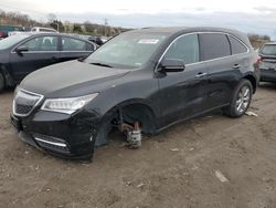 Salvage cars for sale at Baltimore, MD auction: 2014 Acura MDX Advance