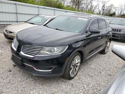 Salvage cars for sale from Copart Bridgeton, MO: 2016 Lincoln MKX Reserve