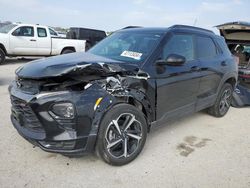 Salvage cars for sale at San Antonio, TX auction: 2022 Chevrolet Trailblazer RS