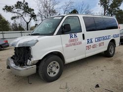 Chevrolet Express salvage cars for sale: 2012 Chevrolet Express G2500 LT