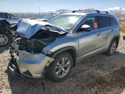 Salvage cars for sale at Magna, UT auction: 2015 Toyota Highlander XLE