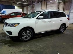 Salvage cars for sale from Copart Woodhaven, MI: 2017 Nissan Pathfinder S