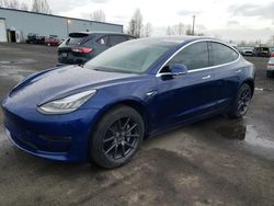 Salvage cars for sale from Copart Portland, OR: 2020 Tesla Model 3