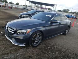 Mercedes-Benz C 300 4matic Vehiculos salvage en venta: 2016 Mercedes-Benz C 300 4matic