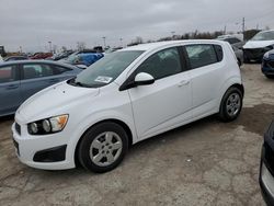 Salvage cars for sale at Indianapolis, IN auction: 2016 Chevrolet Sonic LS